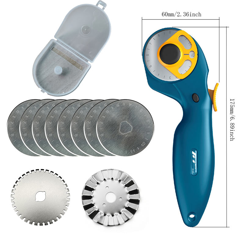 Sewing Tas - Rotary Cutter Patchwork Leathercraft Roller Tool