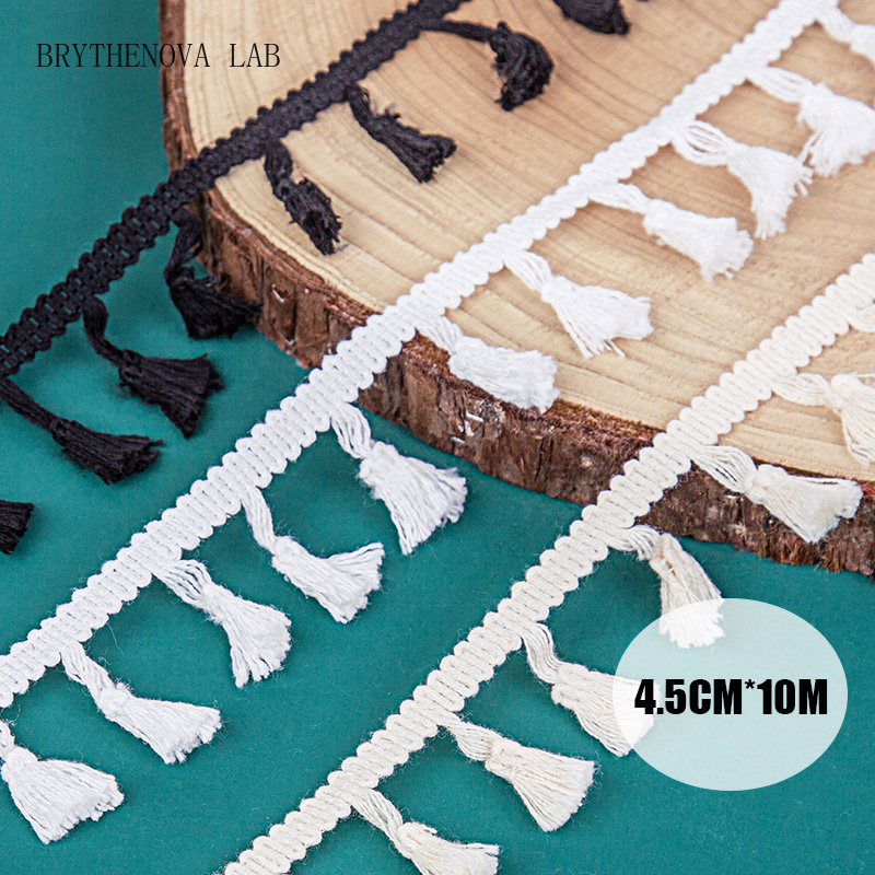 Sewing Thread In Textile - 10Meter Cotton Thread Fringe Lace Trimming