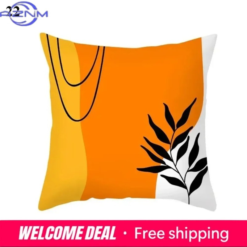 Boho Orange Abstract Cushion C - Century Textile & Sewing Supply Avenue C North Saskatoon Sk review and price