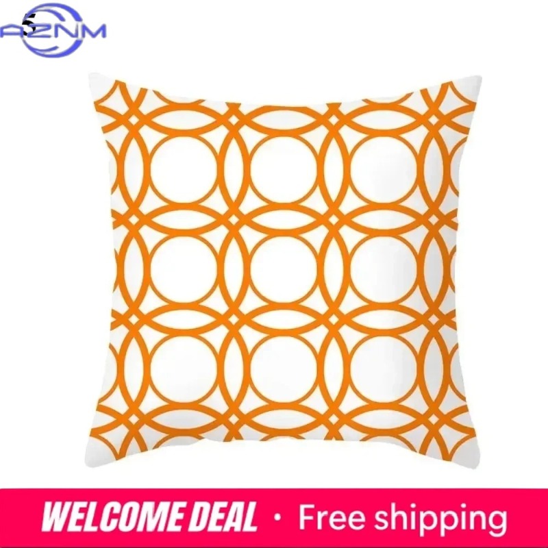 Boho Orange Abstract Cushion C - Century Textile & Sewing Supply Avenue C North Saskatoon Sk review and price