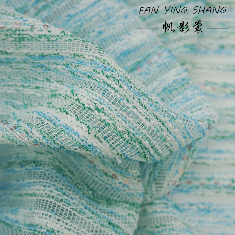 Fresh Style Blue Green Stripe  - Sewing Tweed review and price