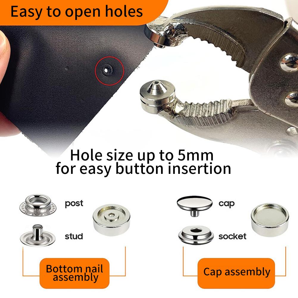 Snap Fastener Pliers Stainless - Snap Button Plier review and price