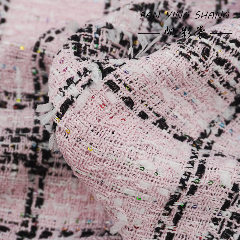 Pink Classical Big Plaid Color - Sewing Tweed review and price