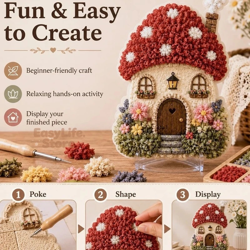 Whimsical Village 3D Fabric Po - Textile Sewing Techniques review and price