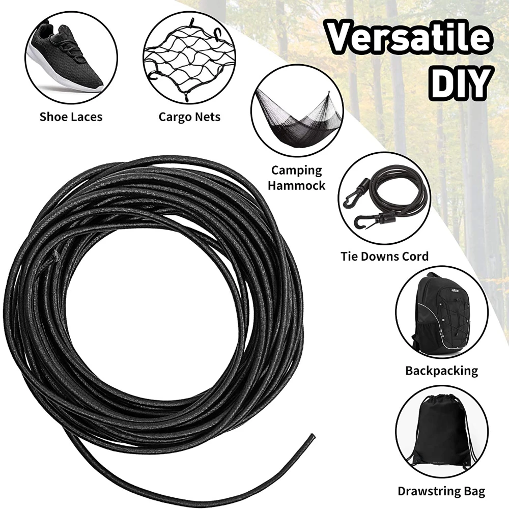 3/4/5/6/8MM Black Strong Elast - Sewing Tas review and price