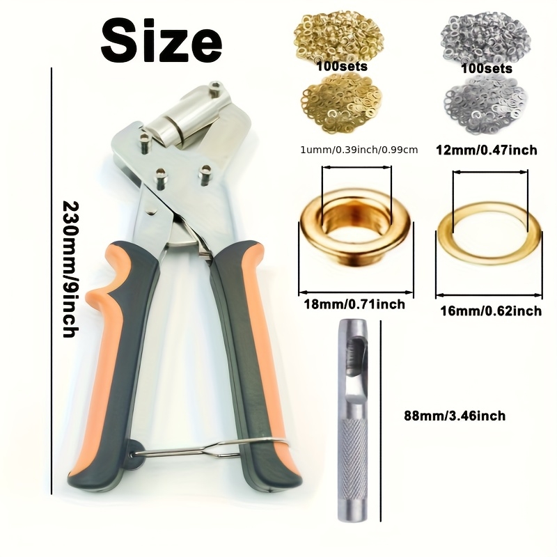 200pcs 10mm Eyelet Punch Set - - Sewing Eyelet Fabric review and price