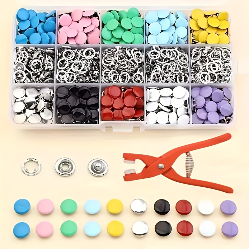 100Pcs Colorful Metal Sewing B - Snap Button Plier review and price