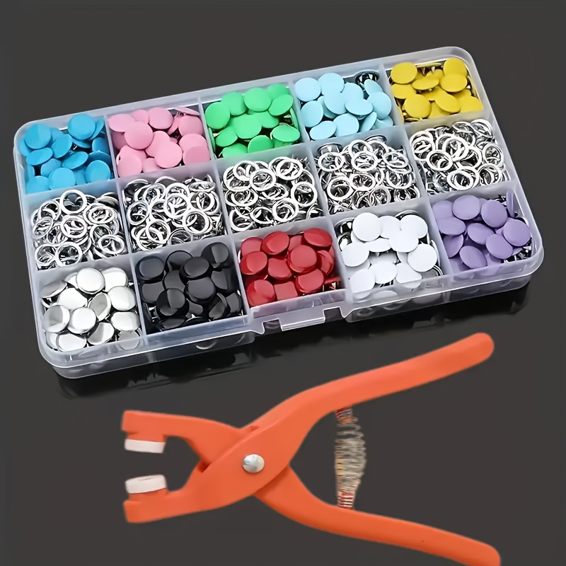 100Pcs Colorful Metal Sewing B - Snap Button Plier review and price