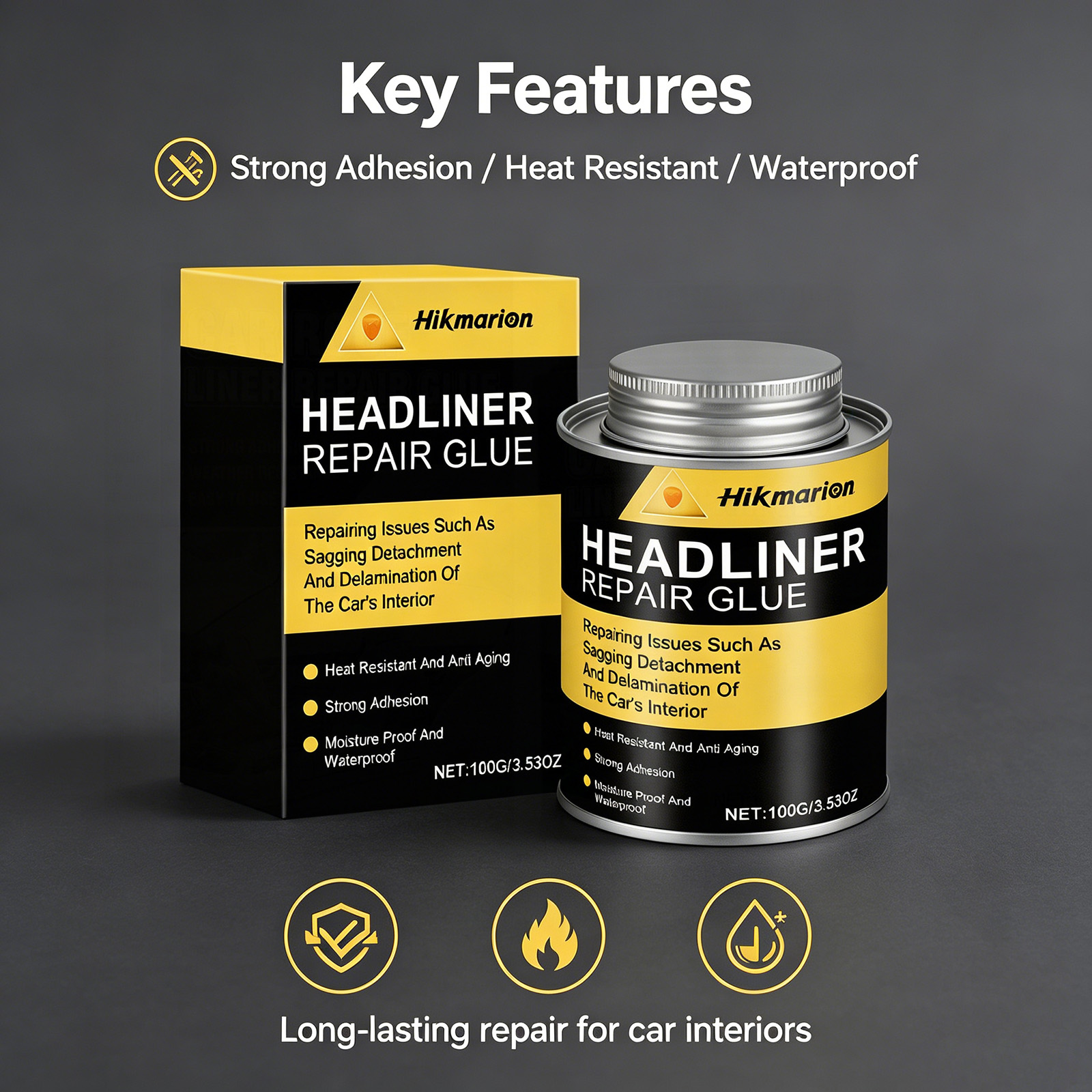Headliner Repair Glue 100ml St - Fabric Glue Bond review and price