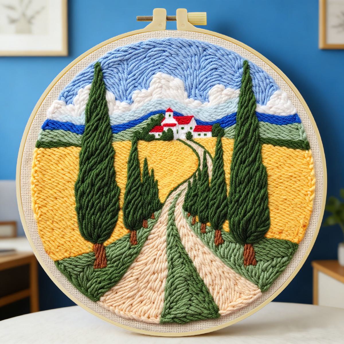 20X20CM/7.87inch Field Punch N - Is Sewing Textile Art review and price
