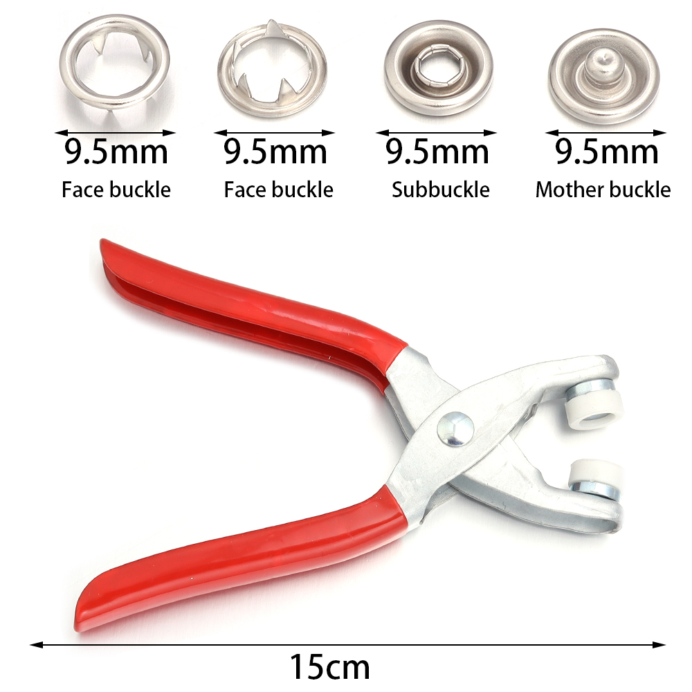 50sets 7.5/9.5/11mm Stainless  - Snap Button Plier review and price