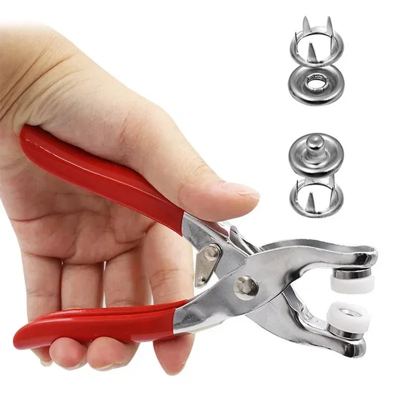 Five-prong Button Installation - Snap Button Plier review and price