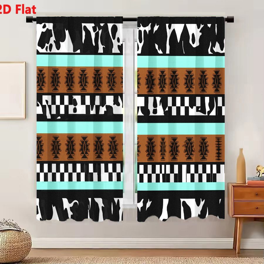 2Pcs Curtains 2D Flat Geometri - Century Textile & Sewing Supply Avenue C North Saskatoon Sk review and price