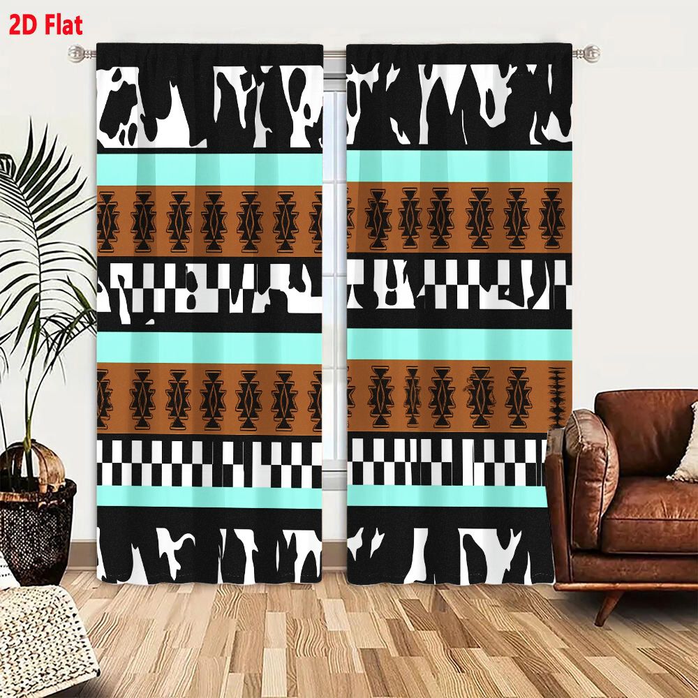 2Pcs Curtains 2D Flat Geometri - Century Textile & Sewing Supply Avenue C North Saskatoon Sk review and price