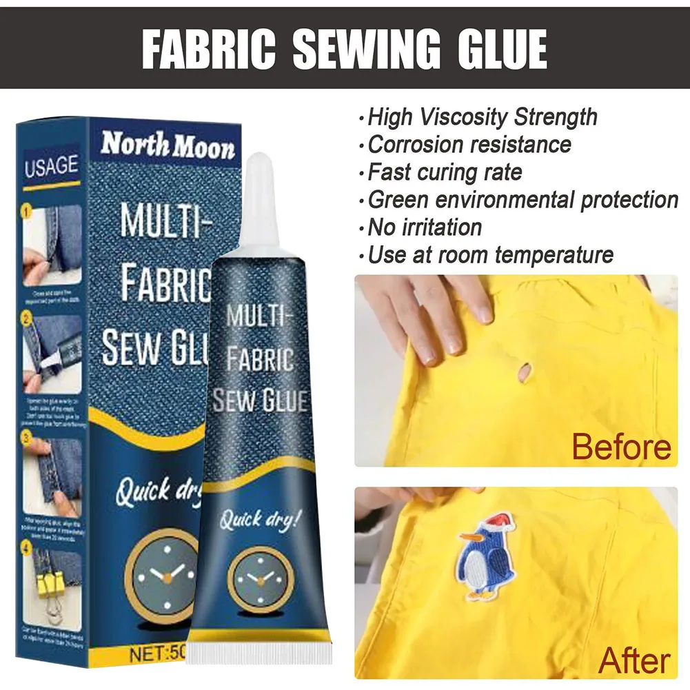 50ml Fabric Glue Quick Dry Fab - Sewing Technology review and price