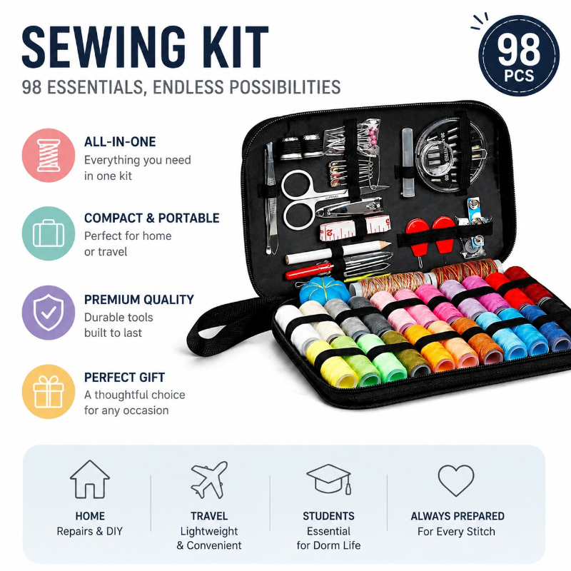 68/98PCS Sewing Accessories To - Sewing Tas review and price