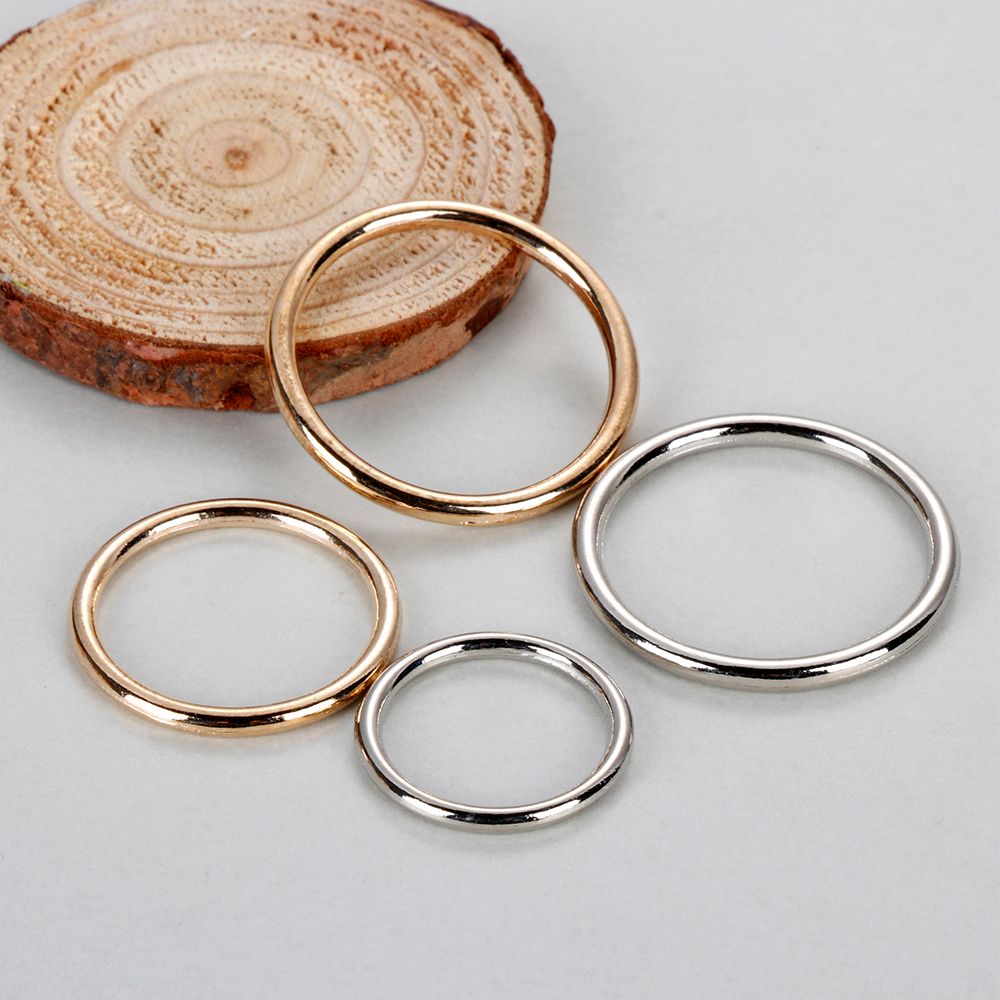 10Pcs Metal O Ring Silver Gold - Sewing Tas review and price
