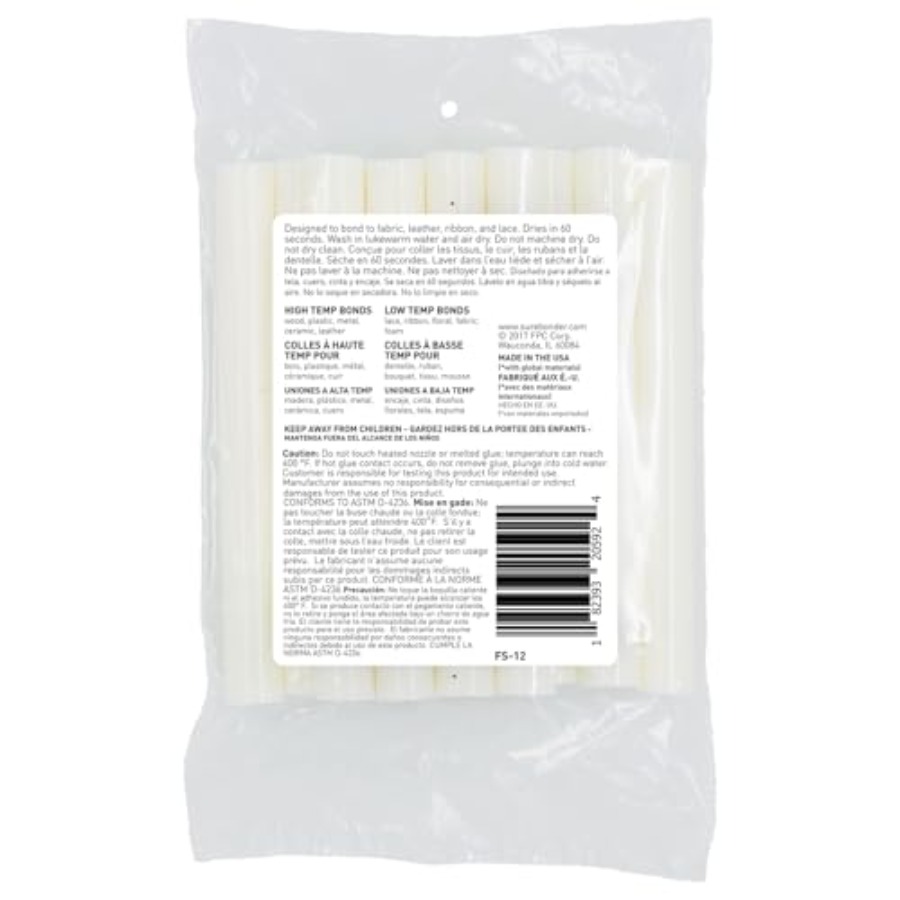 Fabric Hot Glue Sticks, Full S - Fabric Glue Bond review and price