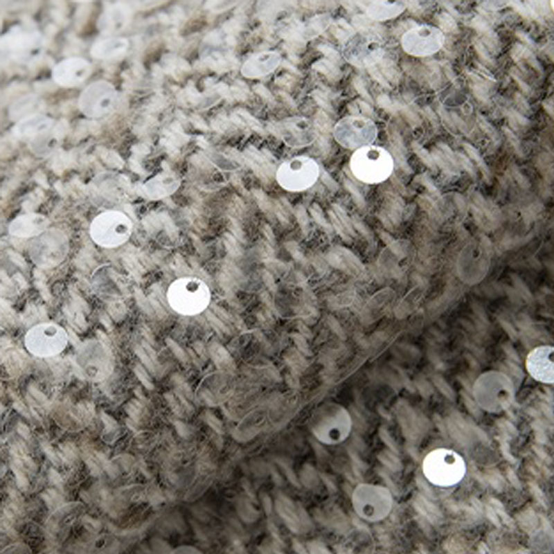 Light Grey With Sequin Yarn-Dy - Sewing Tweed review and price