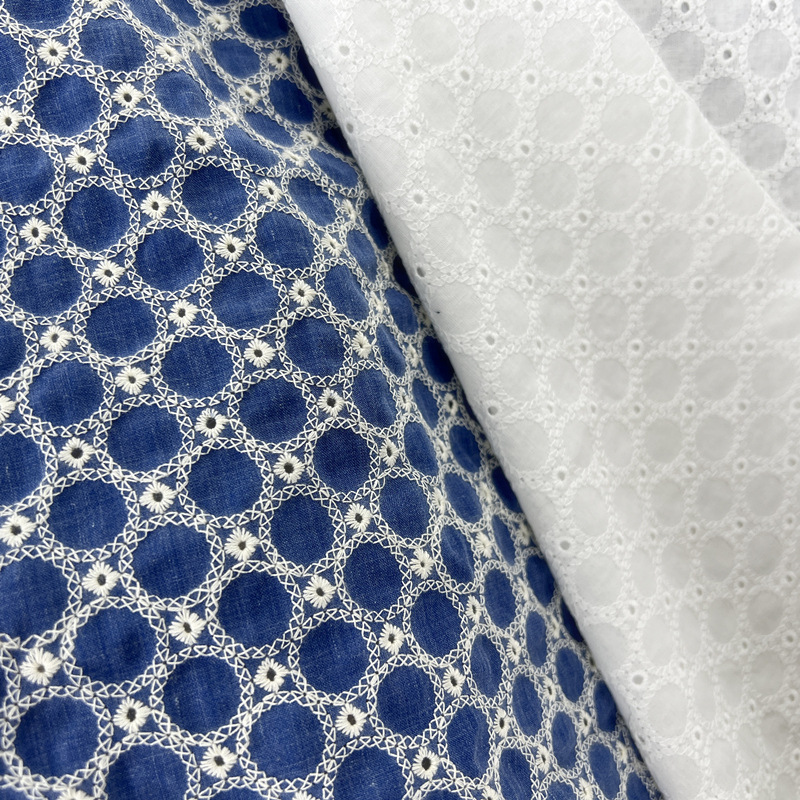 Cotton Denim Small Circle Eyel - Sewing Eyelet Fabric review and price