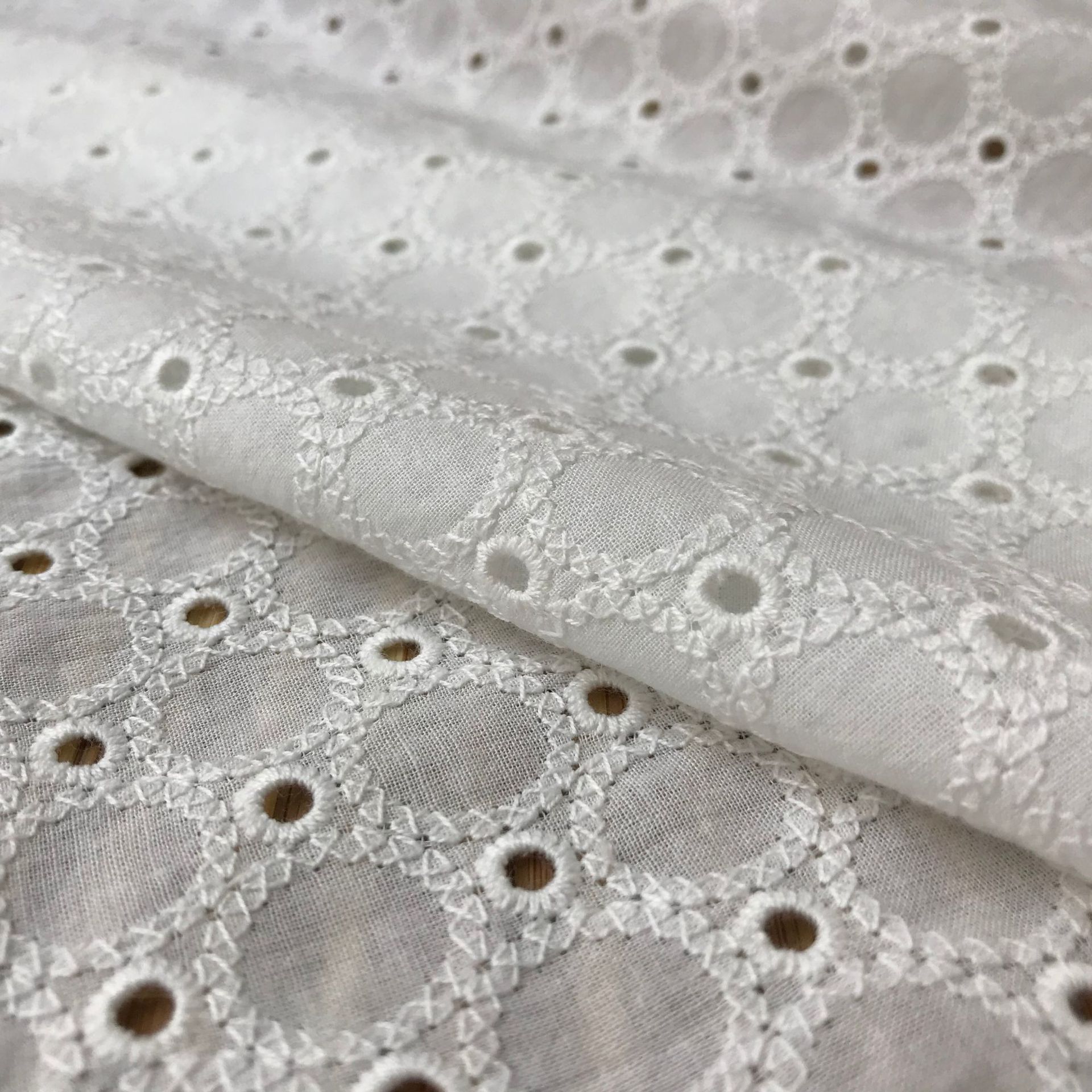 Cotton Denim Small Circle Eyel - Sewing Eyelet Fabric review and price