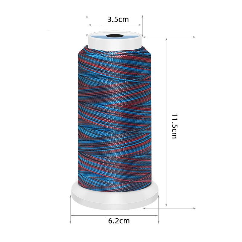 0.5/0.8/1mm Polyester Rainbow  - Sewing Thread In Textile review and price